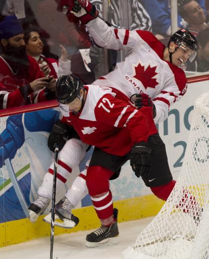 Photo hockey Jeux olympiques - Jeux olympiques - JO : Suisse - Canada
