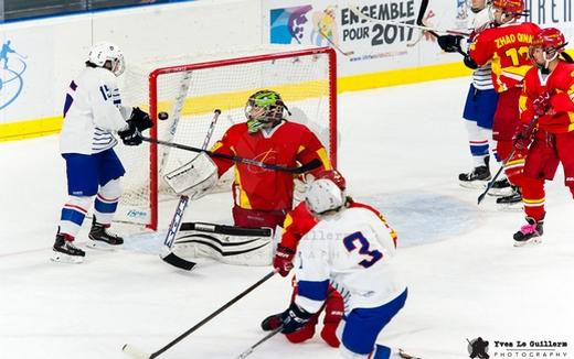 Photo hockey Jeux olympiques - Jeux olympiques - TPQO : France - Chine
