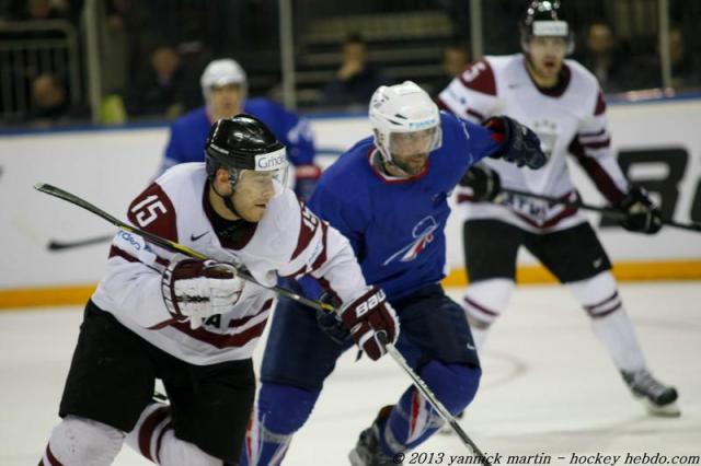 Photo hockey Jeux olympiques - Jeux olympiques - TQO : Lettonie - France 