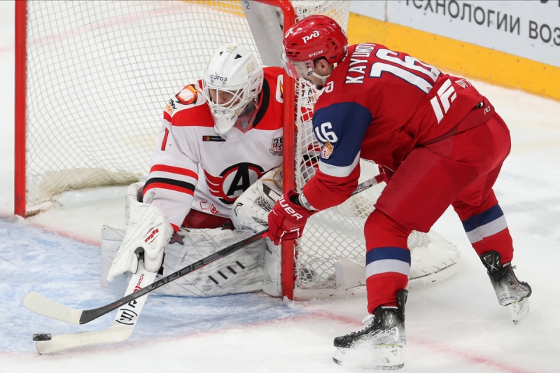 Photo hockey KHL - Kontinental Hockey League - KHL - Kontinental Hockey League - KHL : Blancs et septimes