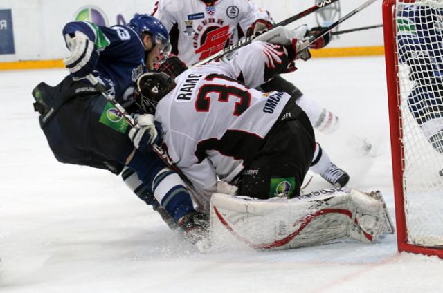 Photo hockey KHL - Kontinental Hockey League - KHL - Kontinental Hockey League - KHL : Karri Ramo et les autres