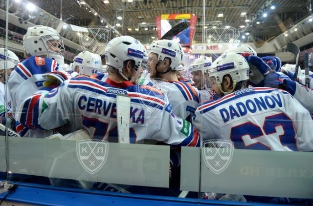 Photo hockey KHL - Kontinental Hockey League - KHL - Kontinental Hockey League - KHL : Le SKA finit le travail
