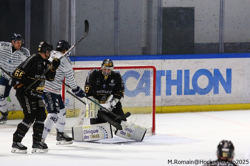 Photo hockey Ligue Magnus - Coupe de France - 1/2 de Finale : Rouen vs Angers  - Tempte Angevine sur lle Lacroix.