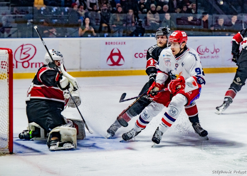 Photo hockey Ligue Magnus - Coupe de France - 1/8 de Finale : Bordeaux vs Grenoble  - Les Boxers manquent de peu les quarts