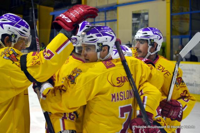 Photo hockey Ligue Magnus - Coupe de France 1/4 de finale : Dijon  vs Amiens  - Et de deux !