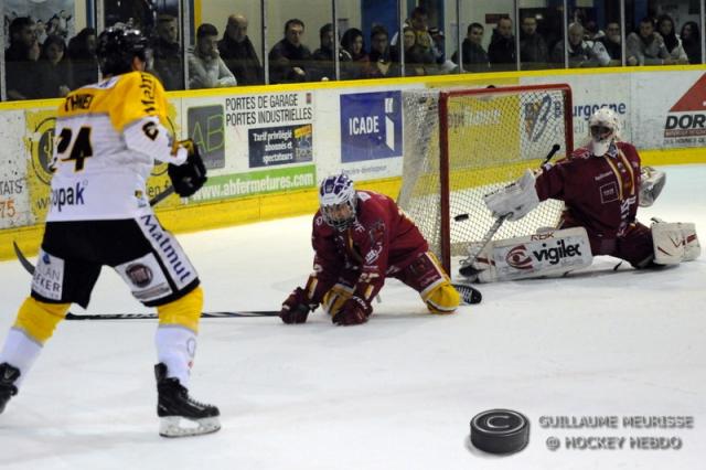 Photo hockey Ligue Magnus - Coupe de la Ligue : 1/2 finale, retour : Dijon  vs Rouen - La forteresse ducale a brl.