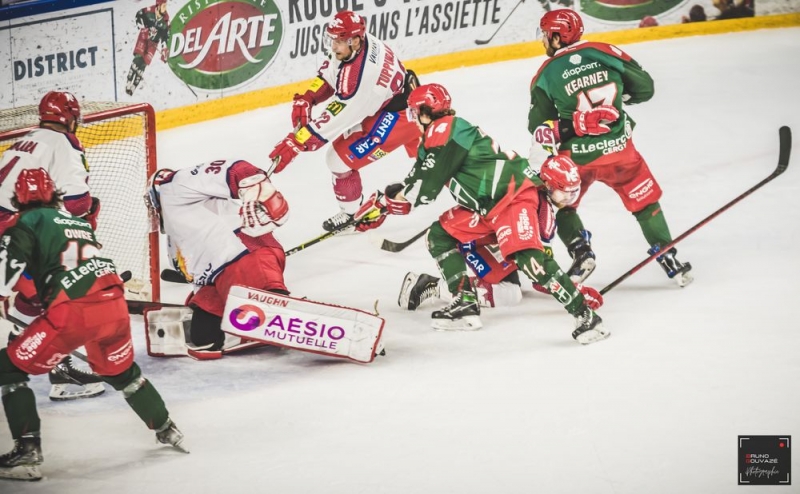 Photo hockey Ligue Magnus - Ligue Magnus - 1/2 finale match 4 : Cergy-Pontoise vs Grenoble  - Grenoble aux portes de la finale