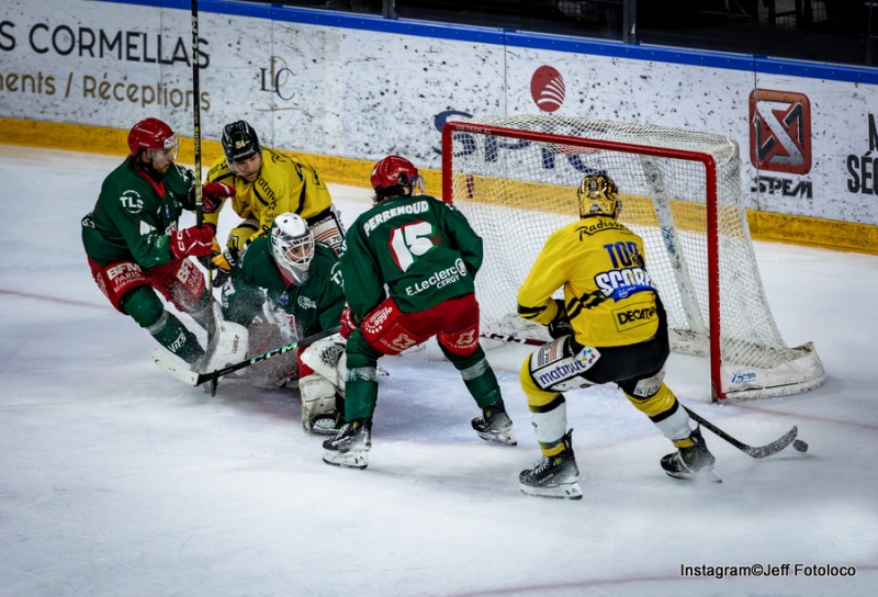 Photo hockey Ligue Magnus - Ligue Magnus - 1/2 Finale match 4 : Cergy-Pontoise vs Rouen - PO demi finale, M4 : Rouen dfendra son titre en finale !