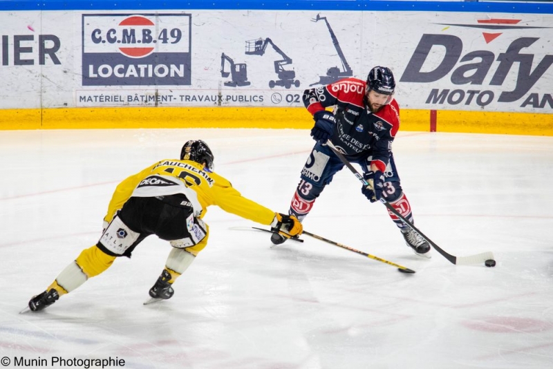 Photo hockey Ligue Magnus - Ligue Magnus - 1/2 finale match 6 : Angers  vs Rouen - Rouen en finale