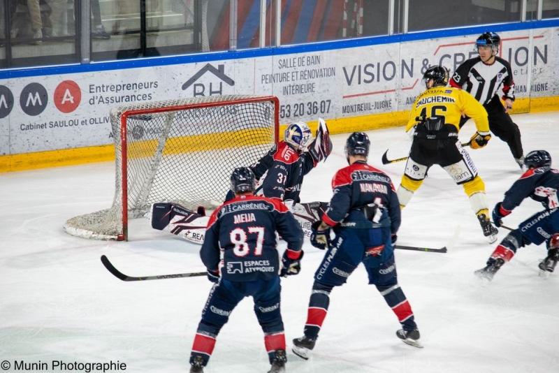 Photo hockey Ligue Magnus - Ligue Magnus - 1/2 finale match 6 : Angers  vs Rouen - Rouen en finale