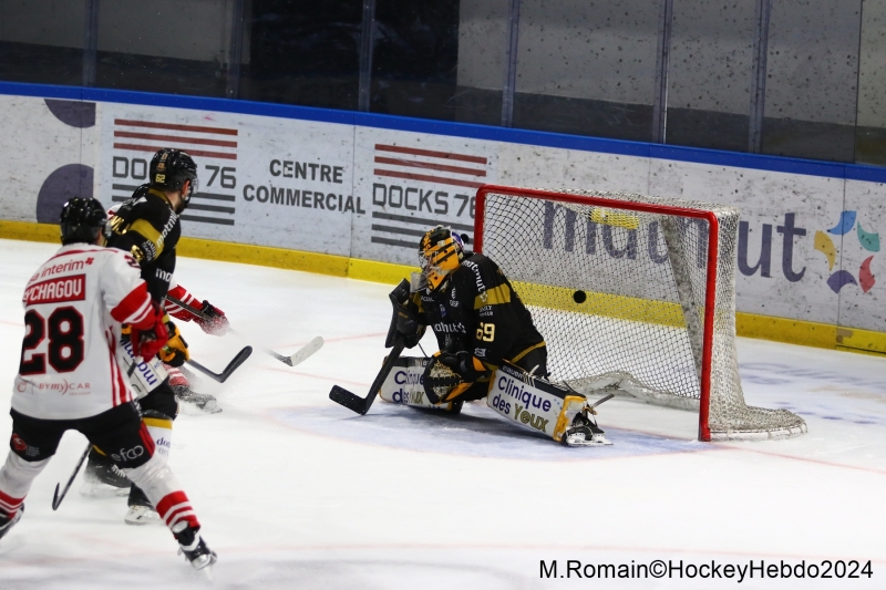 Photo hockey Ligue Magnus - Ligue Magnus - 1/4 de Finale - Match 5 : Rouen vs Nice - Rouen termine la srie  domicile.