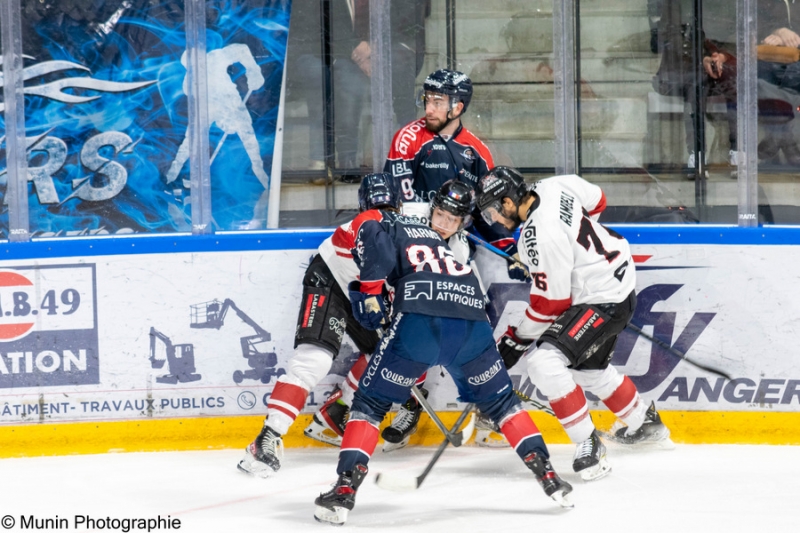 Photo hockey Ligue Magnus - Ligue Magnus - 1/4 finale match 4 : Angers  vs Bordeaux - Poff M4 - Angers valide son ticket pour les 1/2.