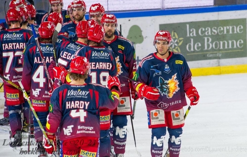 Photo hockey Ligue Magnus - Ligue Magnus : 10me journe : Grenoble  vs Chamonix  - Grenoble fait sauter le verrou Sabol 