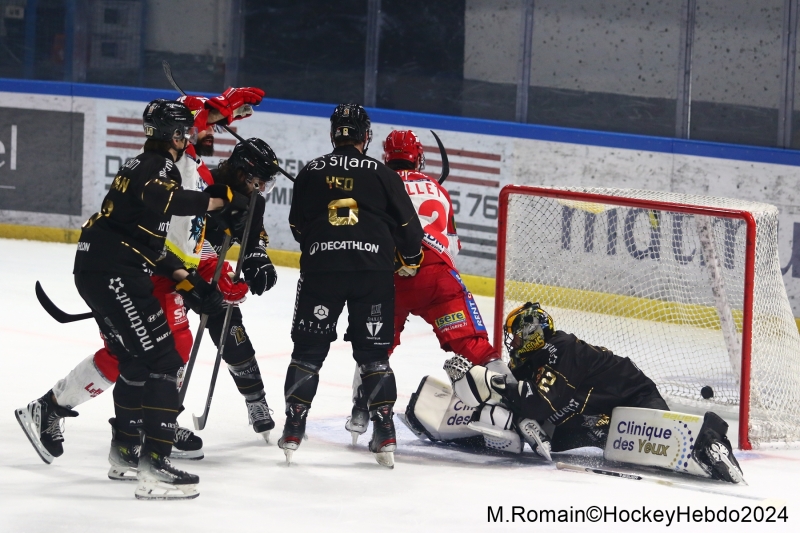 Photo hockey Ligue Magnus - Ligue Magnus : 10me journe : Rouen vs Grenoble  - Les dragons en progrs mais battus.