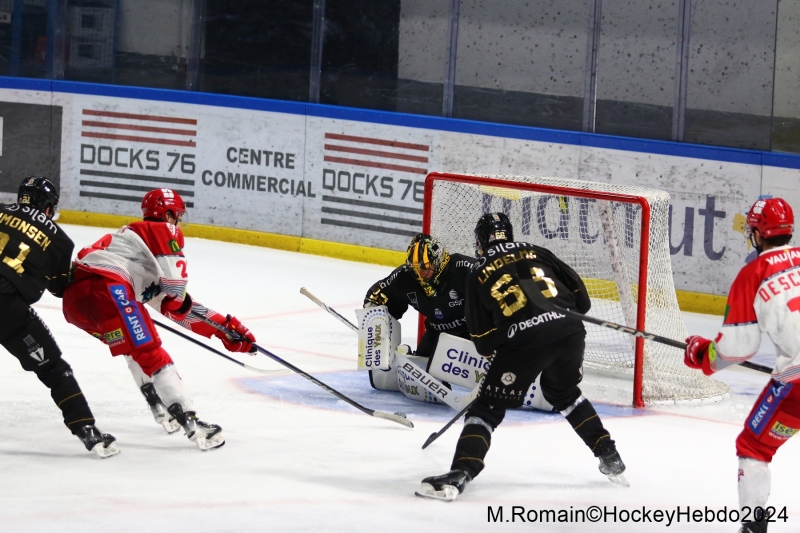 Photo hockey Ligue Magnus - Ligue Magnus : 10me journe : Rouen vs Grenoble  - Les dragons en progrs mais battus.