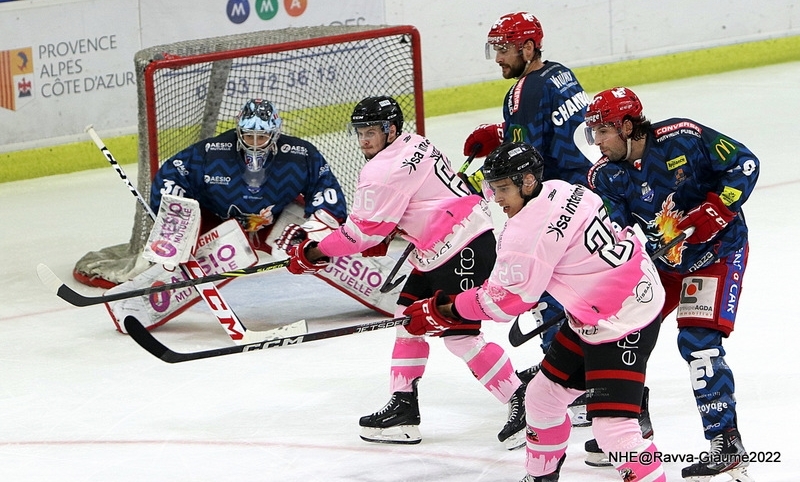 Photo hockey Ligue Magnus - Ligue Magnus : 11me journe  : Nice vs Grenoble  - Le podium pour les Isrois