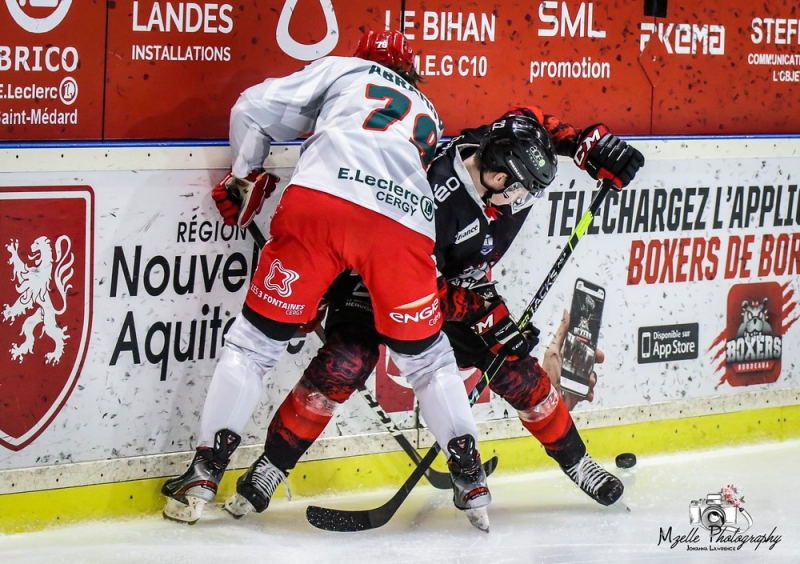 Photo hockey Ligue Magnus - Ligue Magnus : 11me journe : Bordeaux vs Cergy-Pontoise - Cergy enchane  l