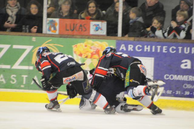 Photo hockey Ligue Magnus - Ligue Magnus : 11me journe : Caen  vs Epinal  - Le ralisme des Dauphins