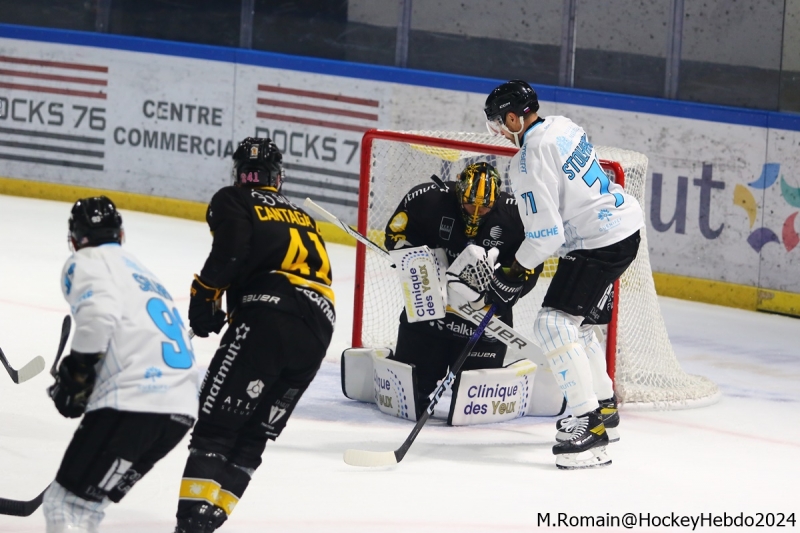 Photo hockey Ligue Magnus - Ligue Magnus : 11me journe : Rouen vs Marseille - Un nouveau festival offensif sur lle lacroix.