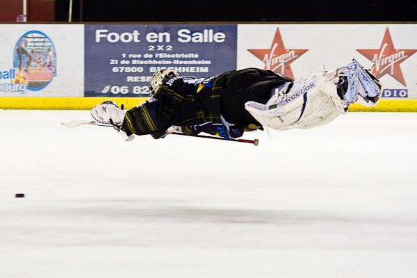 Photo hockey Ligue Magnus - Ligue Magnus : 11me journe : Strasbourg  vs Neuilly/Marne - Hiadlovsky blanchit Neuilly