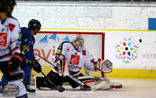 Photo hockey Ligue Magnus - Ligue Magnus : 12me journe : Chamonix  vs Amiens  - OKeefe, chef des Gothiques