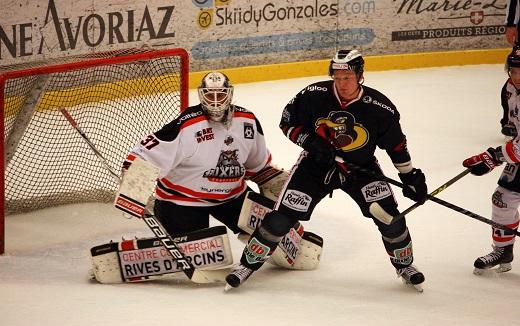 Photo hockey Ligue Magnus - Ligue Magnus : 12me journe : Morzine-Avoriaz vs Bordeaux - Les Pingouins en laisse face aux Boxers