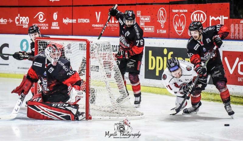Photo hockey Ligue Magnus - Ligue Magnus : 14me journe : Bordeaux vs Mulhouse - LM : Une leon de hockey alsacienne