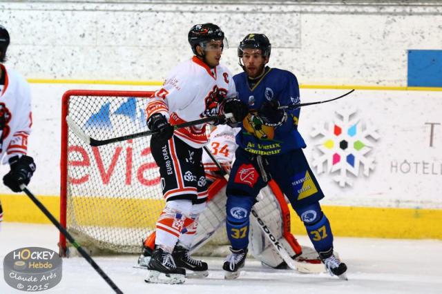 Photo hockey Ligue Magnus - Ligue Magnus : 14me journe : Chamonix  vs Epinal  - Epinal du bout de la crosse