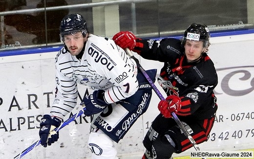 Photo hockey Ligue Magnus - Ligue Magnus : 14me journe : Nice vs Angers  - Les Ducs sortent de la zone de turbulence