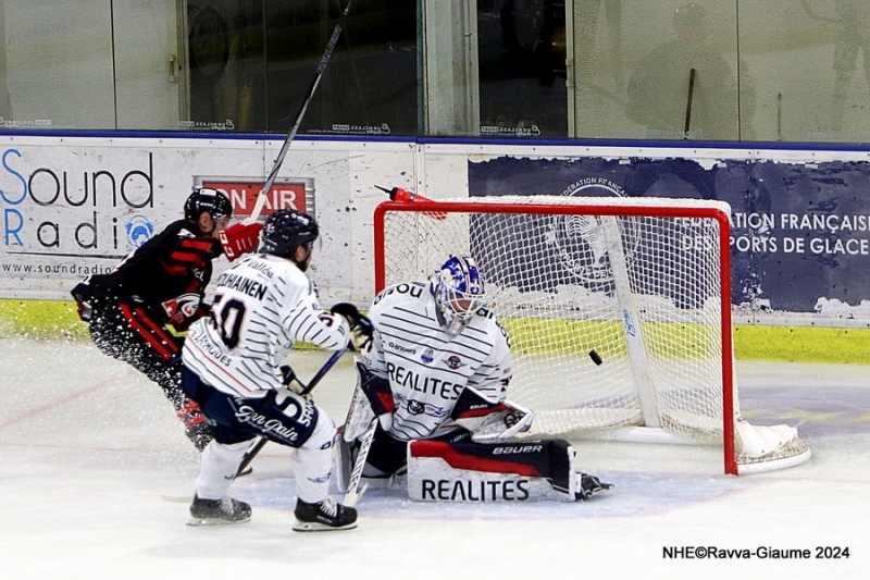 Photo hockey Ligue Magnus - Ligue Magnus : 14me journe : Nice vs Angers  - Les Ducs sortent de la zone de turbulence