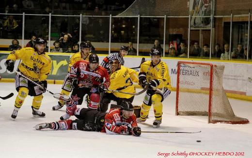 Photo hockey Ligue Magnus - Ligue Magnus : 15me journe  : Mulhouse vs Rouen - Les Dragons inquits