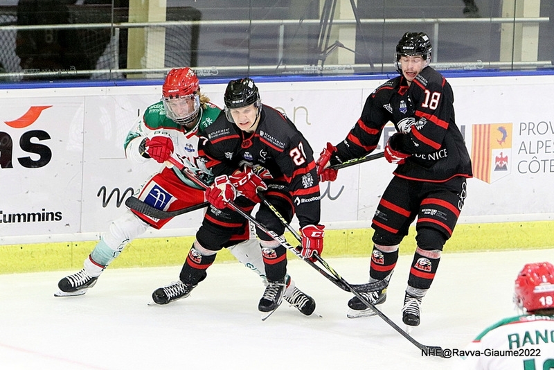 Photo hockey Ligue Magnus - Ligue Magnus : 15me journe : Nice vs Anglet - LHormadi termine bien avant la trve