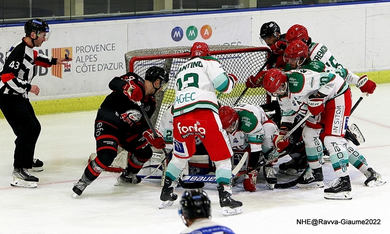 Photo hockey Ligue Magnus - Ligue Magnus : 15me journe : Nice vs Anglet - LHormadi termine bien avant la trve