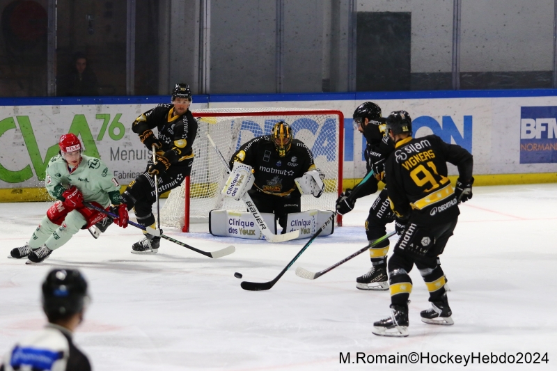 Photo hockey Ligue Magnus - Ligue Magnus : 15me journe : Rouen vs Cergy-Pontoise - Rouen rechute  domicile.