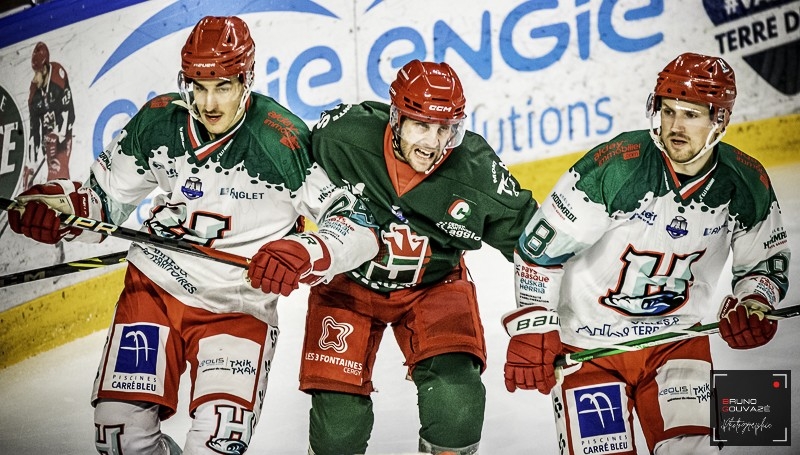 Photo hockey Ligue Magnus - Ligue Magnus : 16me journe : Cergy-Pontoise vs Anglet - Anglet aborde la trve sur une bonne note face  Cergy