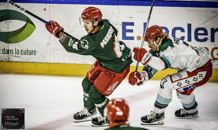 Photo hockey Ligue Magnus - Ligue Magnus : 16me journe : Cergy-Pontoise vs Anglet - Anglet aborde la trve sur une bonne note face  Cergy