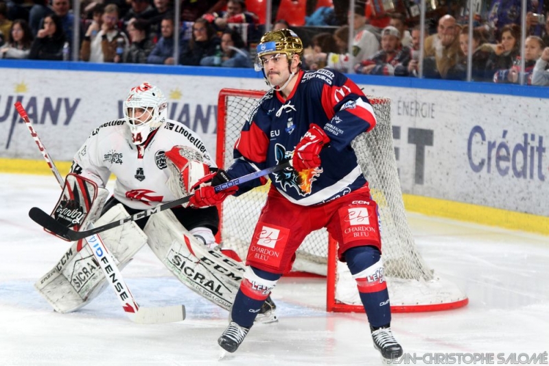 Photo hockey Ligue Magnus - Ligue Magnus : 16me journe : Grenoble  vs Amiens  - Grenoble domine des Aminois peu motivs.