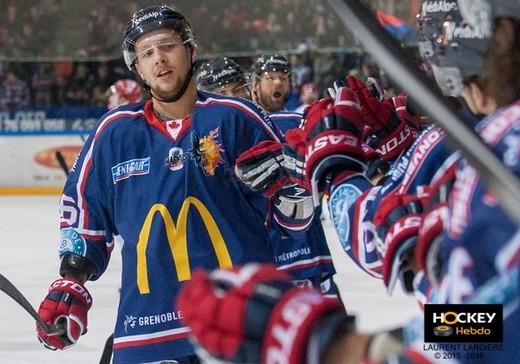 Photo hockey Ligue Magnus - Ligue Magnus : 16me journe : Grenoble  vs Lyon - Grenoble se rassure