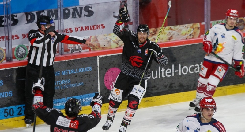 Photo hockey Ligue Magnus - Ligue Magnus : 17me journe : Amiens  vs Grenoble  - Amiens nest pas pass loin