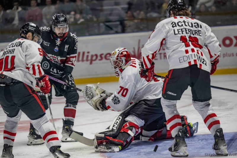 Photo hockey Ligue Magnus - Ligue Magnus : 17me journe : Bordeaux vs Nice - Victoire des Boxers en prolongation