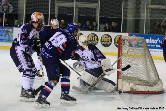 Photo hockey Ligue Magnus - Ligue Magnus : 17me journe : Brest  vs Epinal  - Les Albatros retrouvent le sourire 