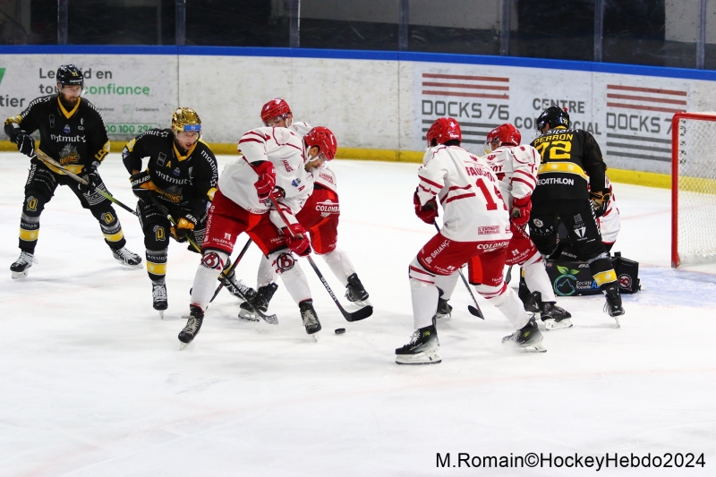 Photo hockey Ligue Magnus - Ligue Magnus : 17me journe : Rouen vs Brianon  - Rouen simpose au bout de lennui.