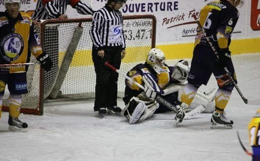 Photo hockey Ligue Magnus - Ligue Magnus : 18me journe : Chamonix  vs Strasbourg  - Deux points d