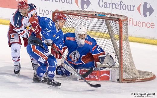 Photo hockey Ligue Magnus - Ligue Magnus : 18me journe : Lyon vs Grenoble  - A la fin, Grenoble lemporte + ITV