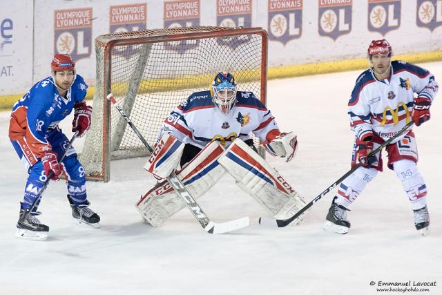 Photo hockey Ligue Magnus - Ligue Magnus : 18me journe : Lyon vs Grenoble  - A la fin, Grenoble lemporte + ITV