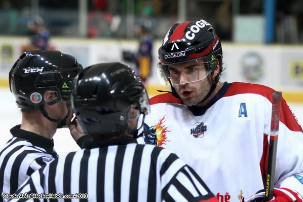 Photo hockey Ligue Magnus - Ligue Magnus : 18me journe : Strasbourg  vs Grenoble  - "Mini hold-up" pour Grenoble