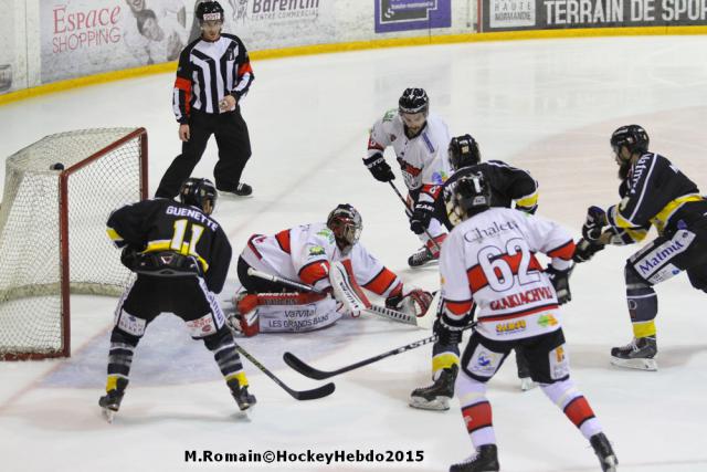 Photo hockey Ligue Magnus - Ligue Magnus : 19me journe : Rouen vs Brianon  - Dure soire !