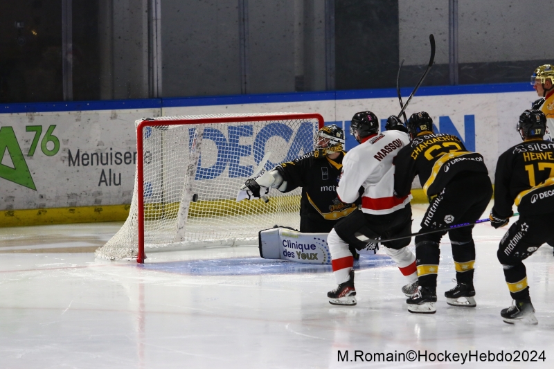 Photo hockey Ligue Magnus - Ligue Magnus : 19me journe : Rouen vs Chamonix  - Les dragons largement rcompenss.