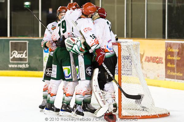 Photo hockey Ligue Magnus - Ligue Magnus : 19me journe : Strasbourg  vs Mont-Blanc - Liceberg sous lavalanche