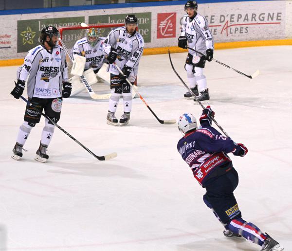 Photo hockey Ligue Magnus - Ligue Magnus : 1re journe : Grenoble  vs Brest  - Victoire logique des BDL